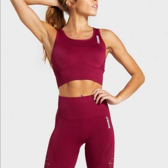 Gymshark Energy Seamless Crop Top Bra Small - Picture 1 of 6